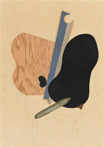 ALBERT EUGENE GALLATIN (1881-1952) Collage No. 15.